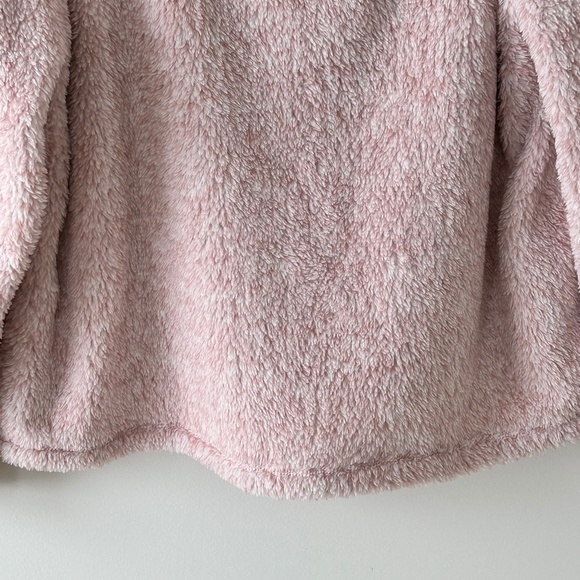 SO Pink Sherpa Fleece Funnel Neck Pullover Top - Picture 11 of 16